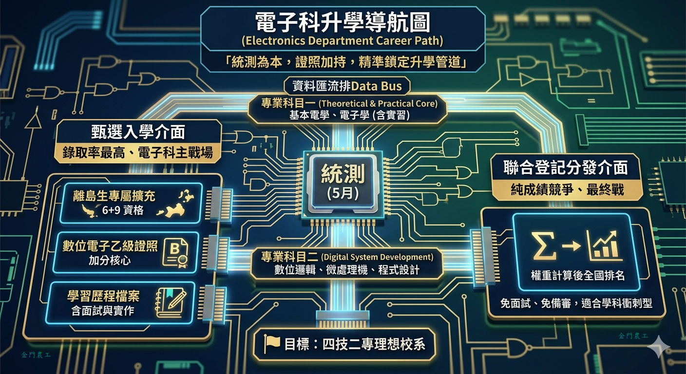 金門農工電子科升學導航